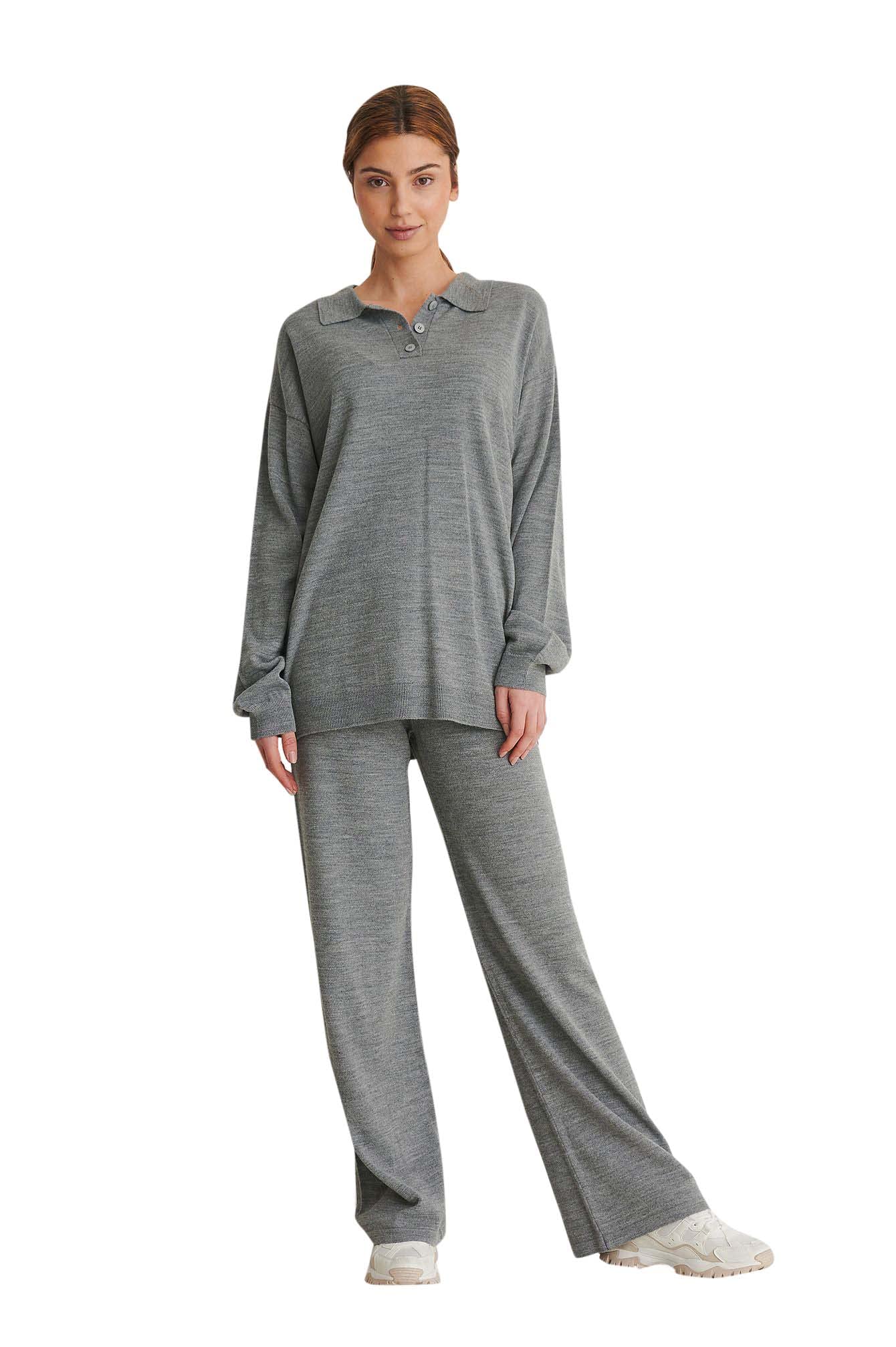 NA-KD Buttoned Collar Sweater Chandail, Vert Citron, XS Femme  A5ac0460 Edbb 569b A070 E4a74c7b94f8