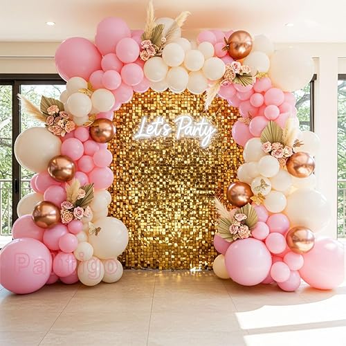 Miniatura 46 de Kit de guirnalda de globos blancos: 131 globos blancos con globos de luna y estrella, perfecto para decoraciones de baby shower de estrellas