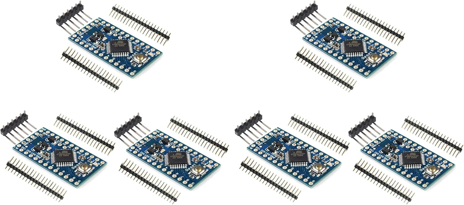 HiLetgo 3pcs Pro Mini Atmega328P 5V/16MHz Development Board Compatible with Arduino pro Mini (Pack of 2)