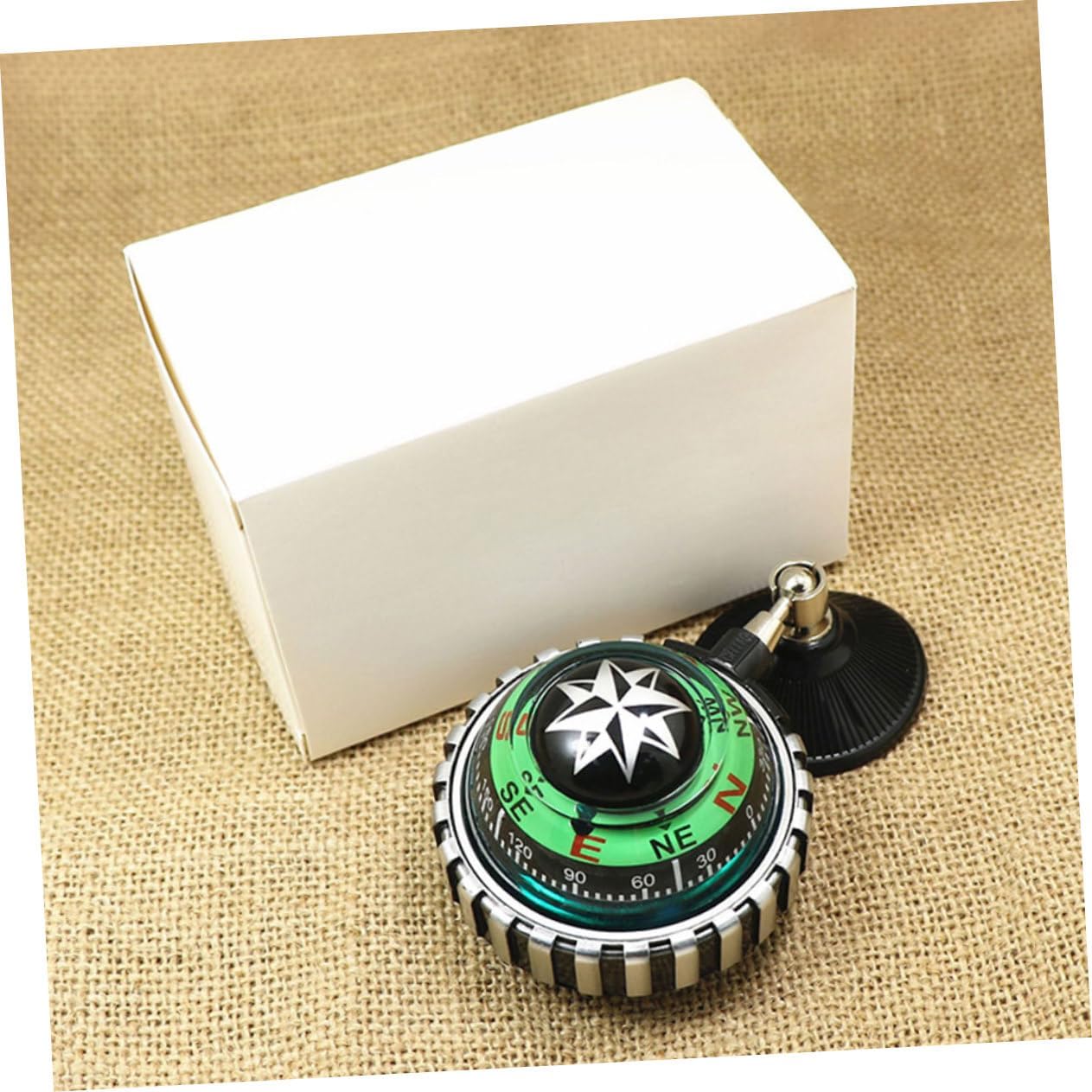 CHILDWEET 2pcs Adjustable Auto Interior Compass Ball with Dashboard Mount for Car Truck Navigation ABS Material Multi-Colored Design for Outdoor and Vehicle Use