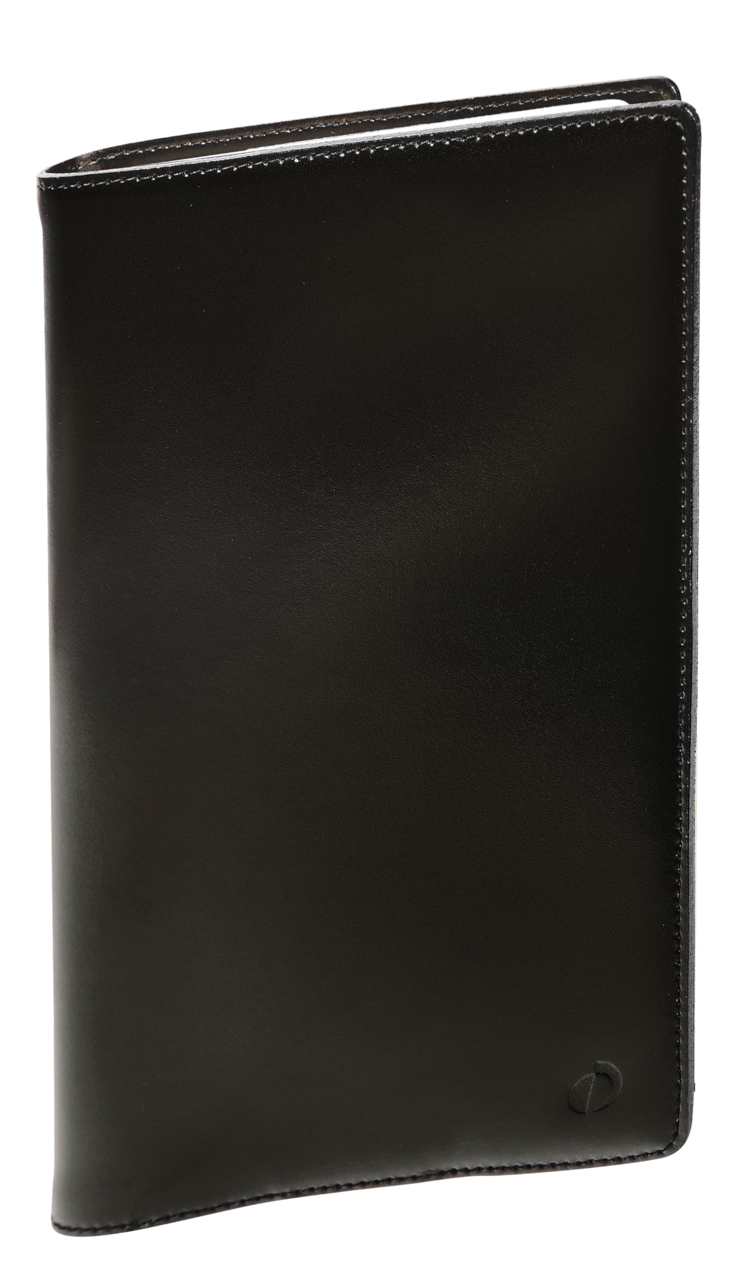 Quo Vadis 286532Q Terminplaner Mini Press Jahr 2022, Farbe Schwarz, Format 16 x 24 cm, Wochenansicht 13 Monate, Dezember-Dezember, Papier, Elfenbein, abnehmbarer Einband aus Leder, Mond