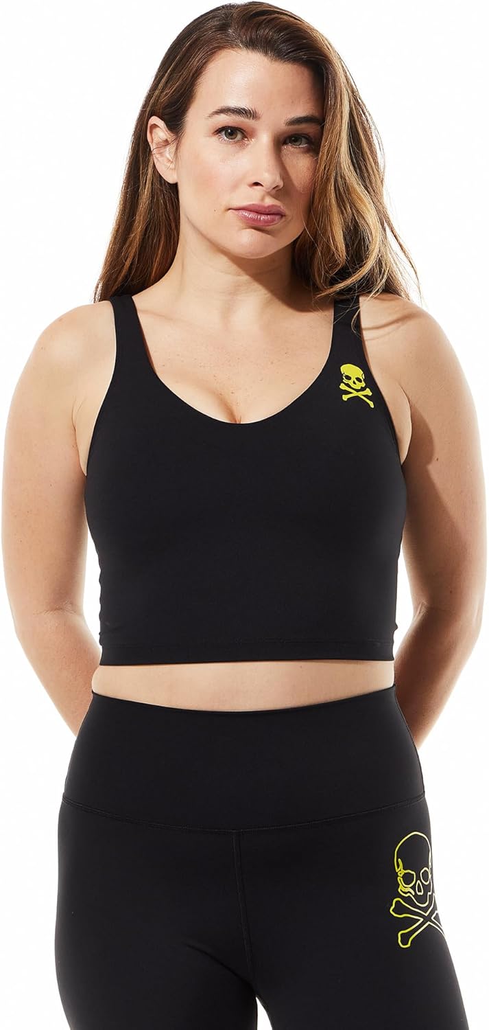 SoulCycle Women's Front Row Crop Tank Skull