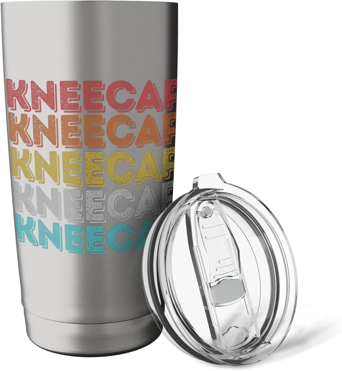 Vintage Retro Kneecap Stainless Steel Insulated Tumbler - Image 5
