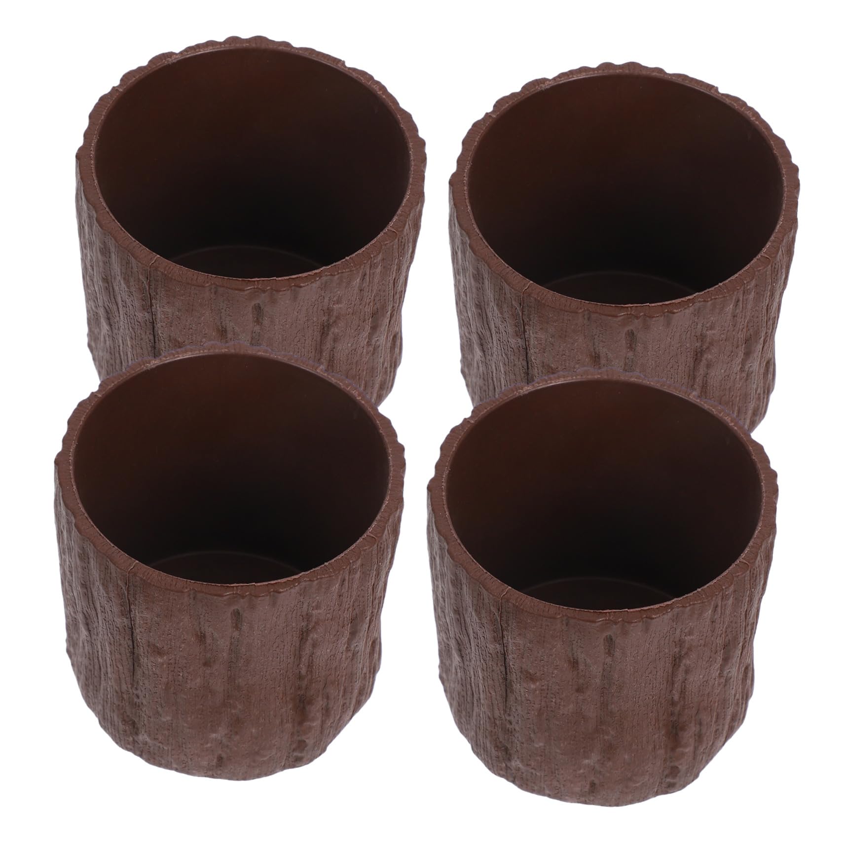 Pots de fleurs imitation bois au design rustique raffiné SUPVOX