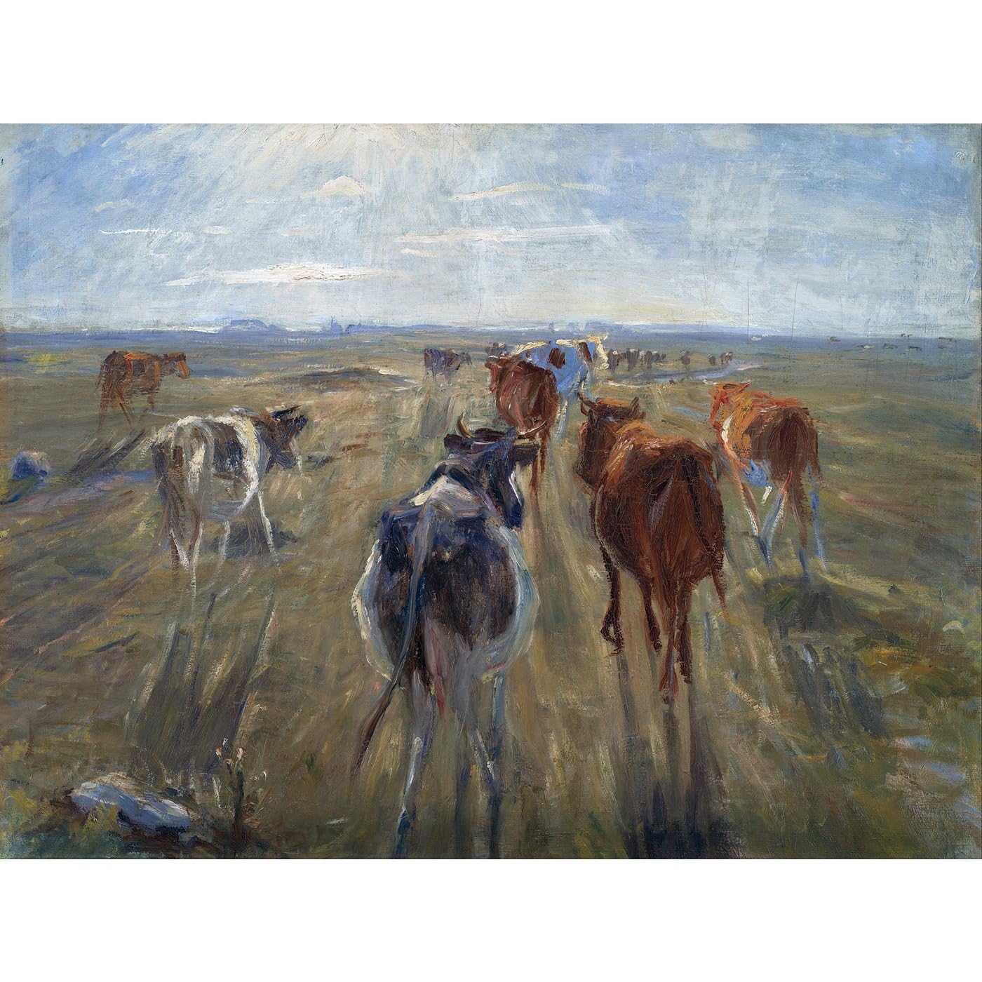 Grand tableau toile Theodor Philipsen pour valoriser un mur vide