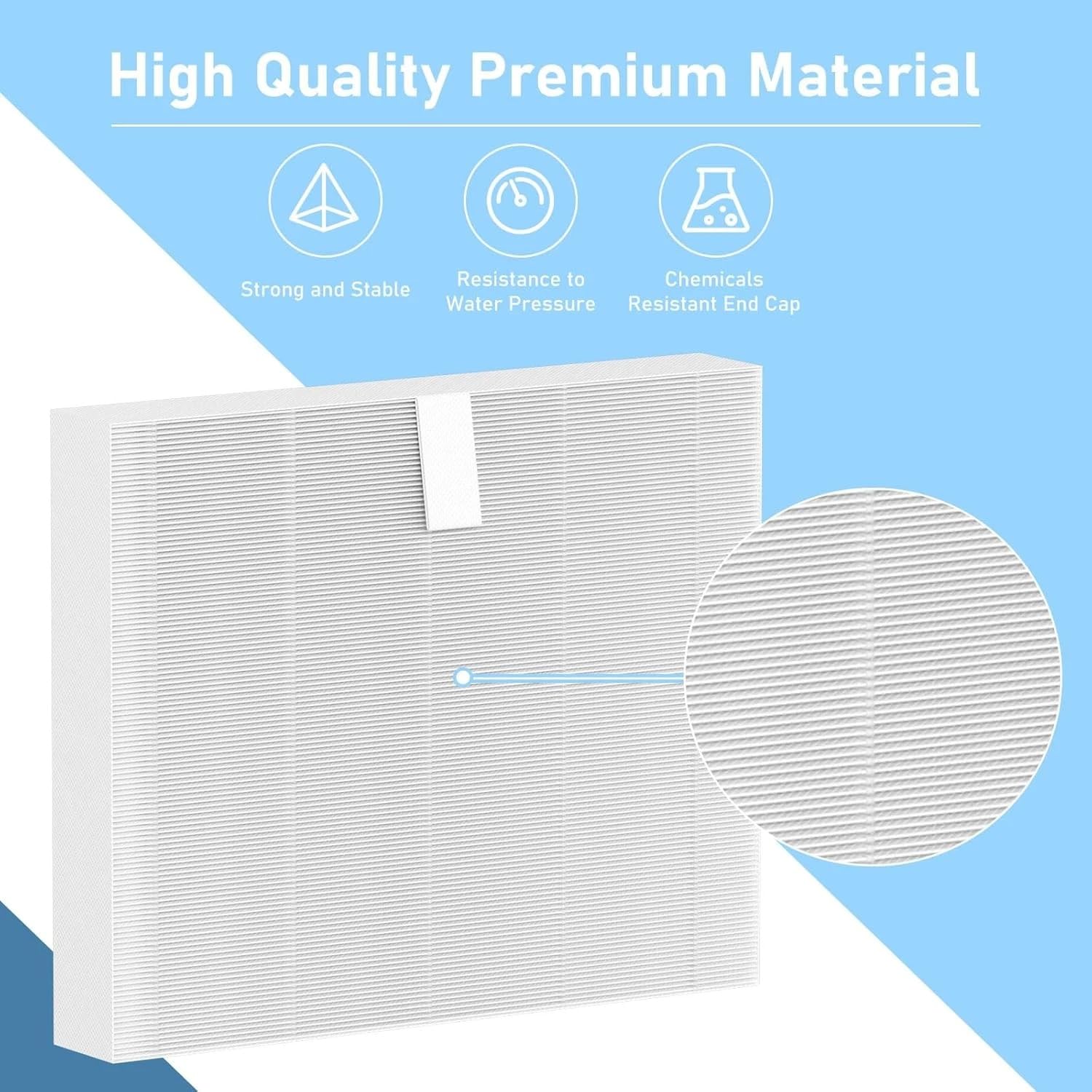 F/T 10-00814 Lot de 6 filtres plats pour spa Simplicity W- Compatible avec Bullfrog M Series M6 M7 M8 M9, Swim Series S150 S180XD S200 et A Series A5 A6 A7 A8 A9 (2023 pour présent)