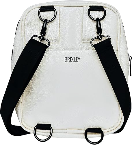 Miniatura 2 de Brixley Bolso cruzado de cuero para mujeres, hombres y niñas, viajes, multiposición, cangurera
