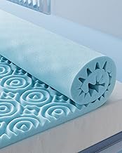 2 inch Memory Foam Mattress Topper, BedStory 7-Zone Gel Infused Mattress Topper, Memory Foam Bed Topper CertiPUR-US Certified, Queen Size