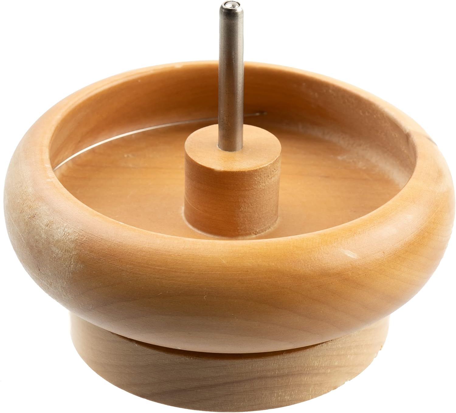 John Bead Bead Spinner | Size 4.75x4.75x4.75 inch with Thrust Ball Bearing & Big Eye Beading Needle | Handmade String Beads Tool | High Speed Spinning for Craft DIY Jewelry Making