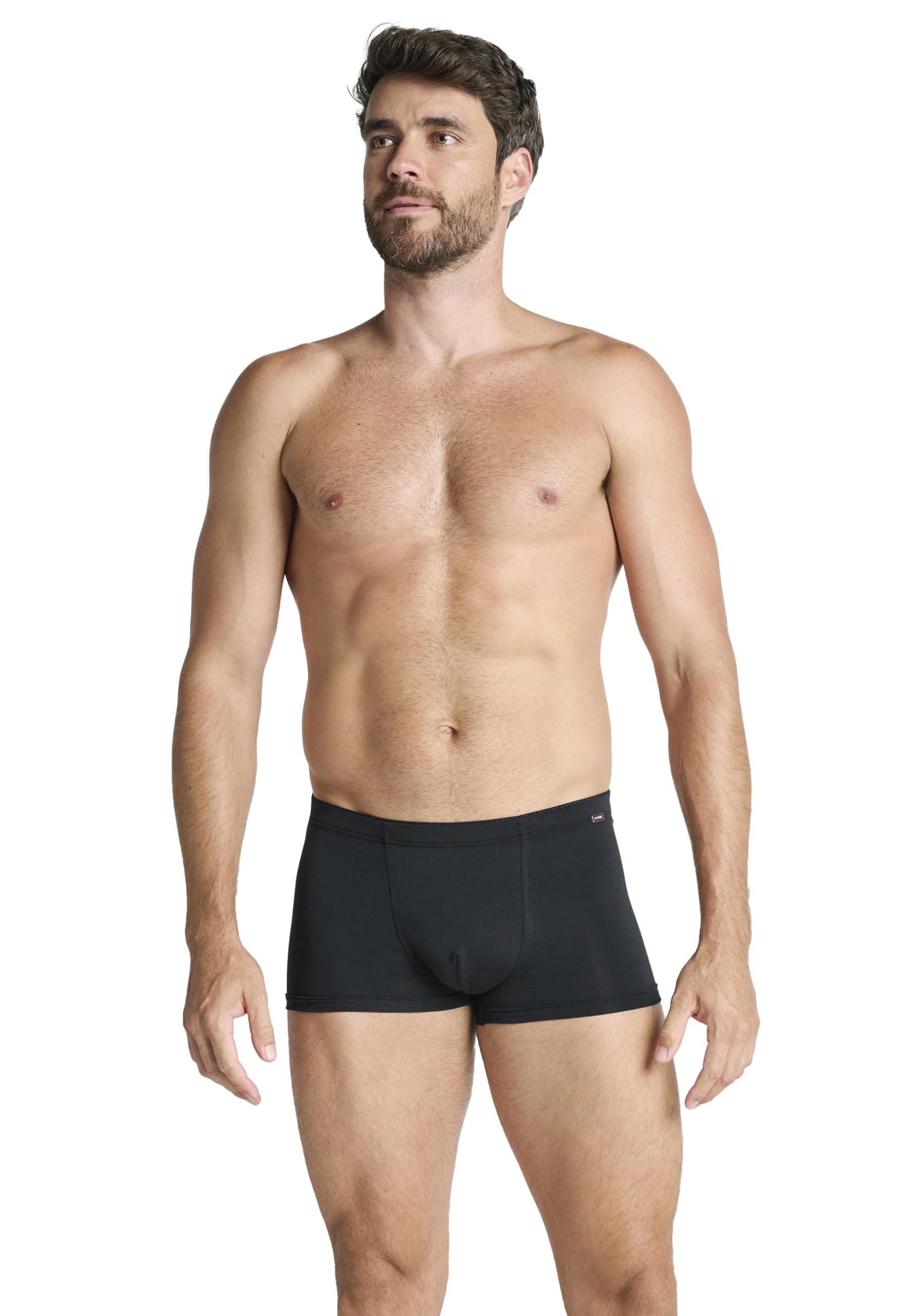Jockey Men's Modern Stretch Trunk, Black, 2XL
