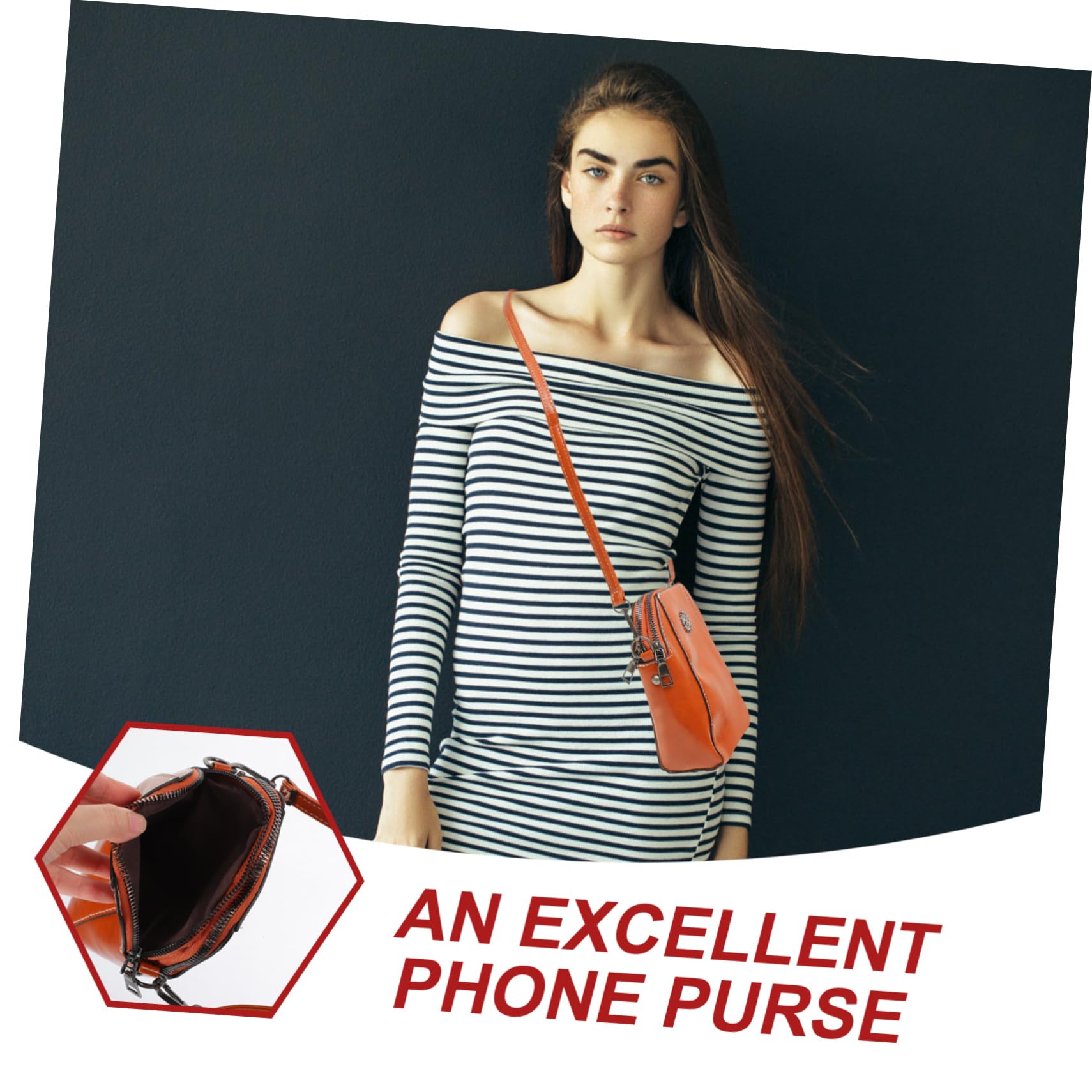 VALICLUD Mini Borsa Crossbody Borsa Del Telefono Cellulare Mini A Tracolla Del Telefono Cellulare Per Le Donne A Tracolla Crossbody Vintage Del Telefono