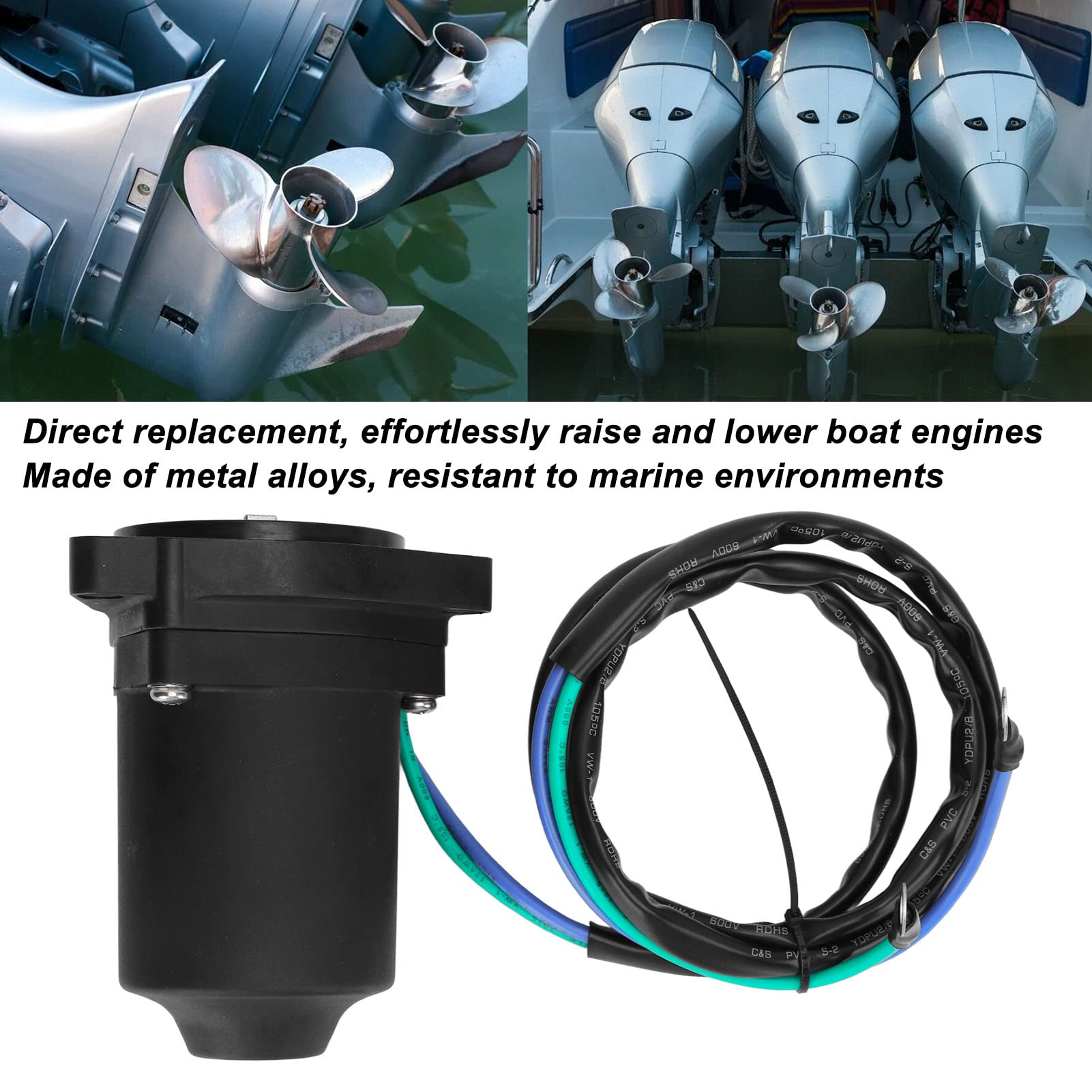 Amazon.com: Boat Tilt Trim Motor Metal Alloy 6EK 43880 00 00