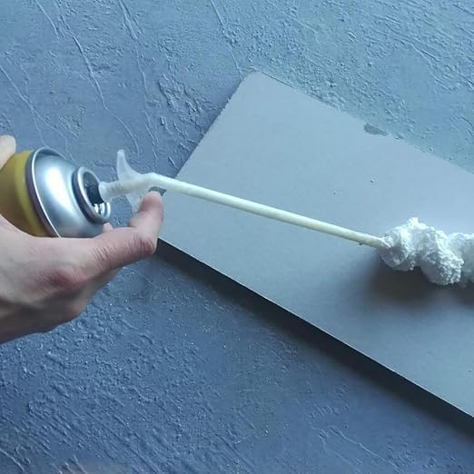 Spray Foam Nozzles - 10 piezas Tubo de reemplazo | Boquilla de reemplazo para espuma en aerosol | Transparente o Blanco miniatura 3