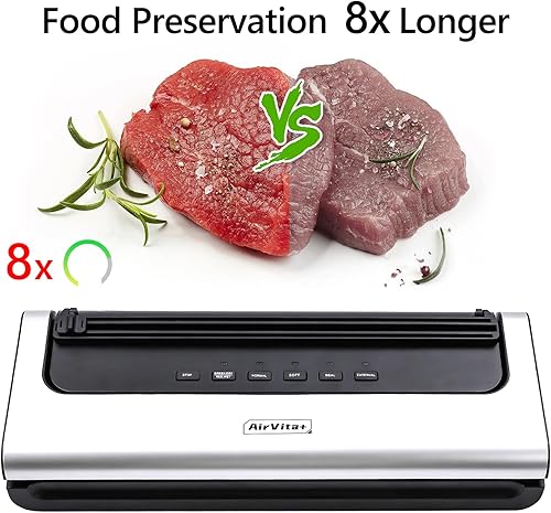 Miniatura 6 de Máquina selladora al vacío V72 con 6 modos diferentes Máquina selladora al vacío multifuncional para almacenamiento y prolongar la conservación de