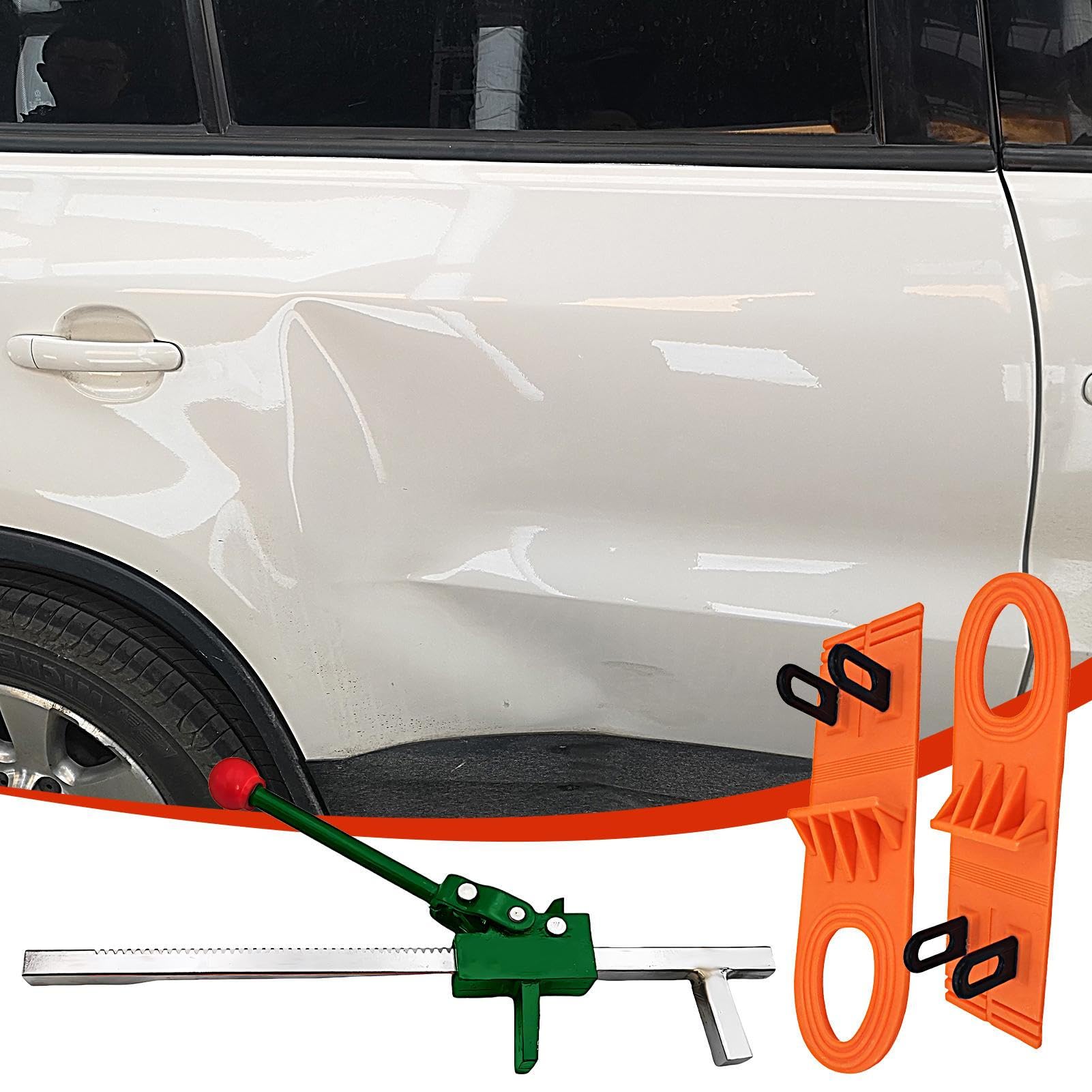 Riparatore Ammaccature per Auto Kit Rimozione Ammaccature Auto Con Manuale | Attrezzo Regolazione Parafanghi E Componenti Veicolo Per Officina E Carrozzeria