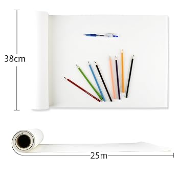Fundamentals Toddler's Drawing Supplies: Easel Refill Paper Roll 16" X 11 Yards For Kids Crafts