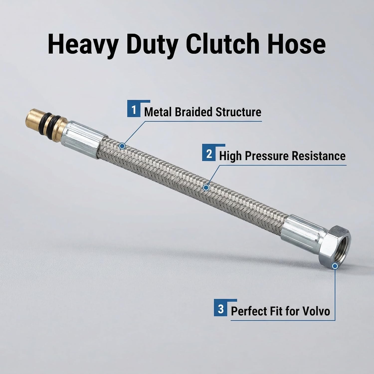 Shift Clutch Cylinder Air Hose 20992763 Compatible with Volvo Truck FH FM AT Bus B9R AT2412C B11R. Replacement for 7420992763