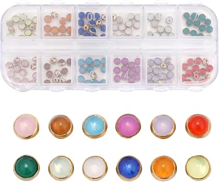 120 Pcs Tiny Mini Pearl Buttons, 4mm5/32" Small Buttons, Clothes Sewing Craft Supply Button for DIY Craft Supplies Tiny Clothing Accessories