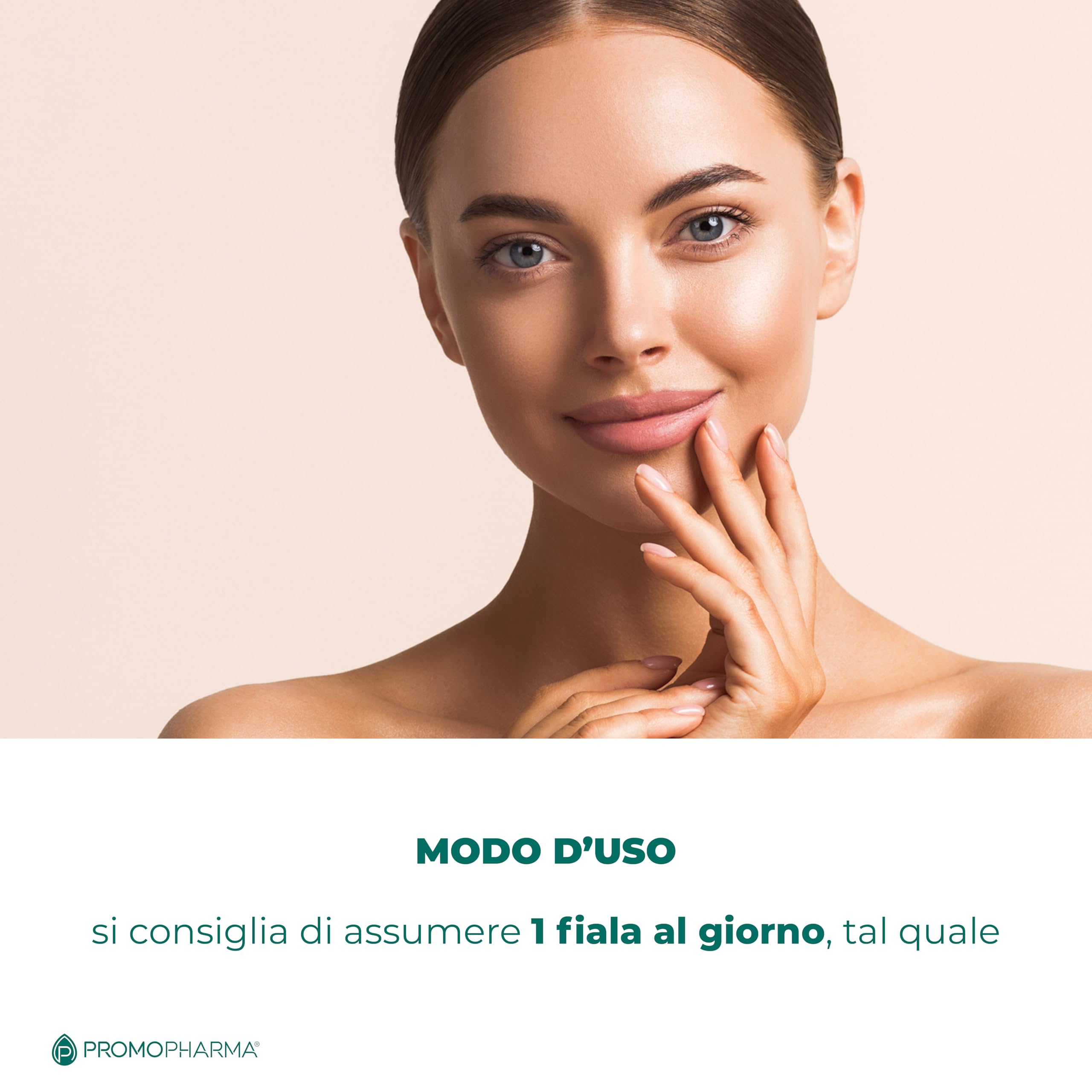 Collagen Bioactive Complex – Peptidi di Collagene Idrolizzato ad Alta Biodisponibilità con Vitamina C – Contribuisce a mantenere la pelle elastica – 30 fiale da 25 ml