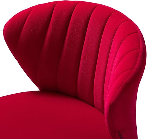 Miniatura 85 de TINA'S HOME Sillas modernas para sala de estar, comedor, pequeña silla decorativa de terciopelo con patas de metal dorado, bonita silla lateral