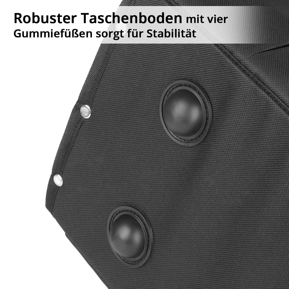 STAHLWERK Werkzeugtasche - 18 Außentaschen, 10 Innentaschen, robuste Installateur-Tasche, tragbarer Werkzeugkoffer, Montagetasche mit Tragegriff und Schultergurt, strapazierfähiges Polyester-Gewebe