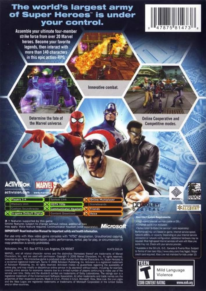 Amazon.com: Marvel Ultimate Alliance - Xbox : Everything Else
