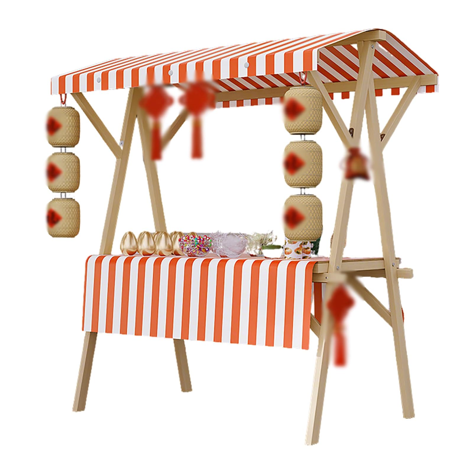Carrello pieghevole per esposizioni alimentari, portatile, 120 cm e 150 cm, scaffale di vendita per agricoltori, mercati, mostre artigianali ed eventi di strada, leggero e facile da trasportare (60 x