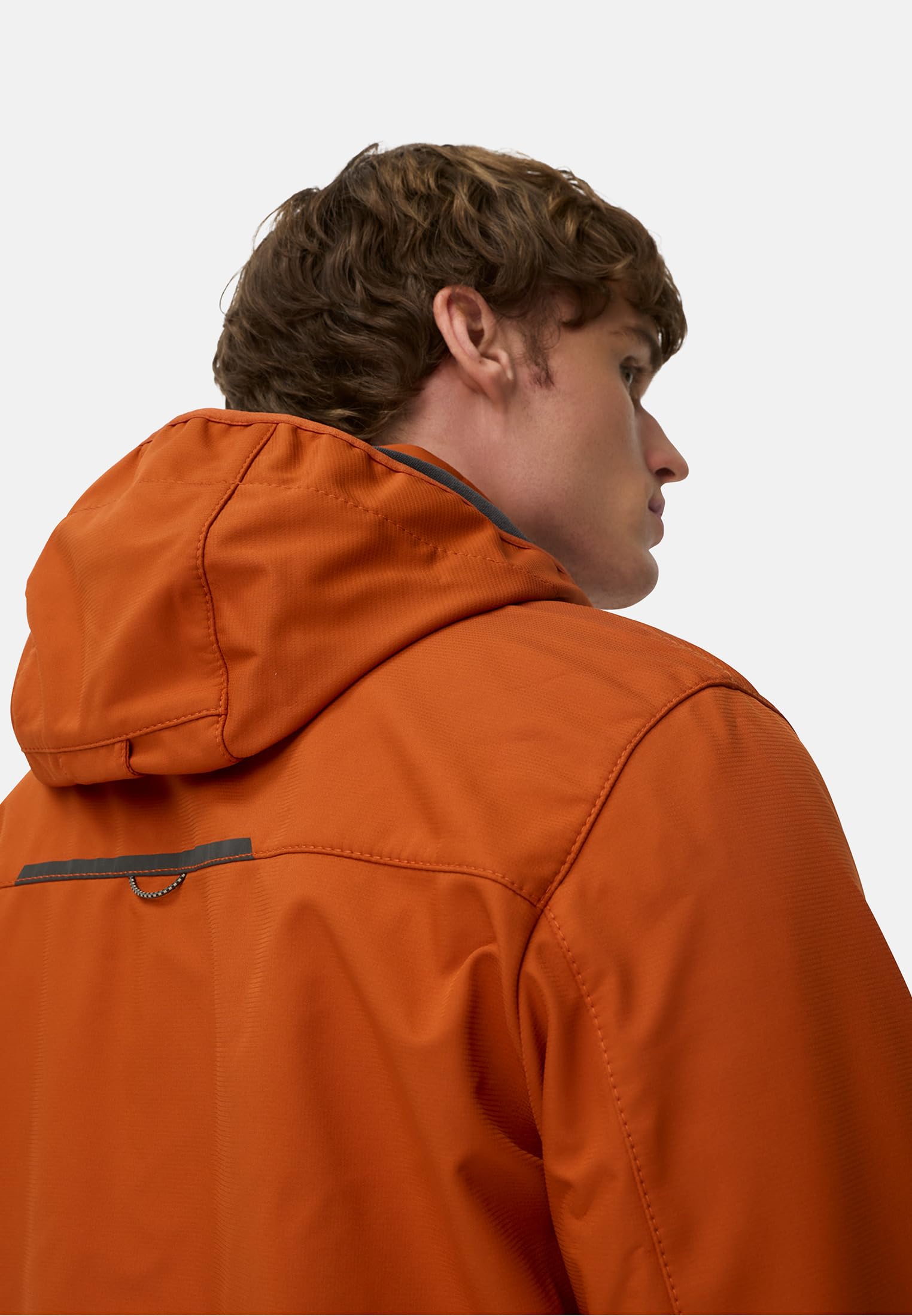 camel active Herren Softshelljacke mit Abnehmbarer Kapuze