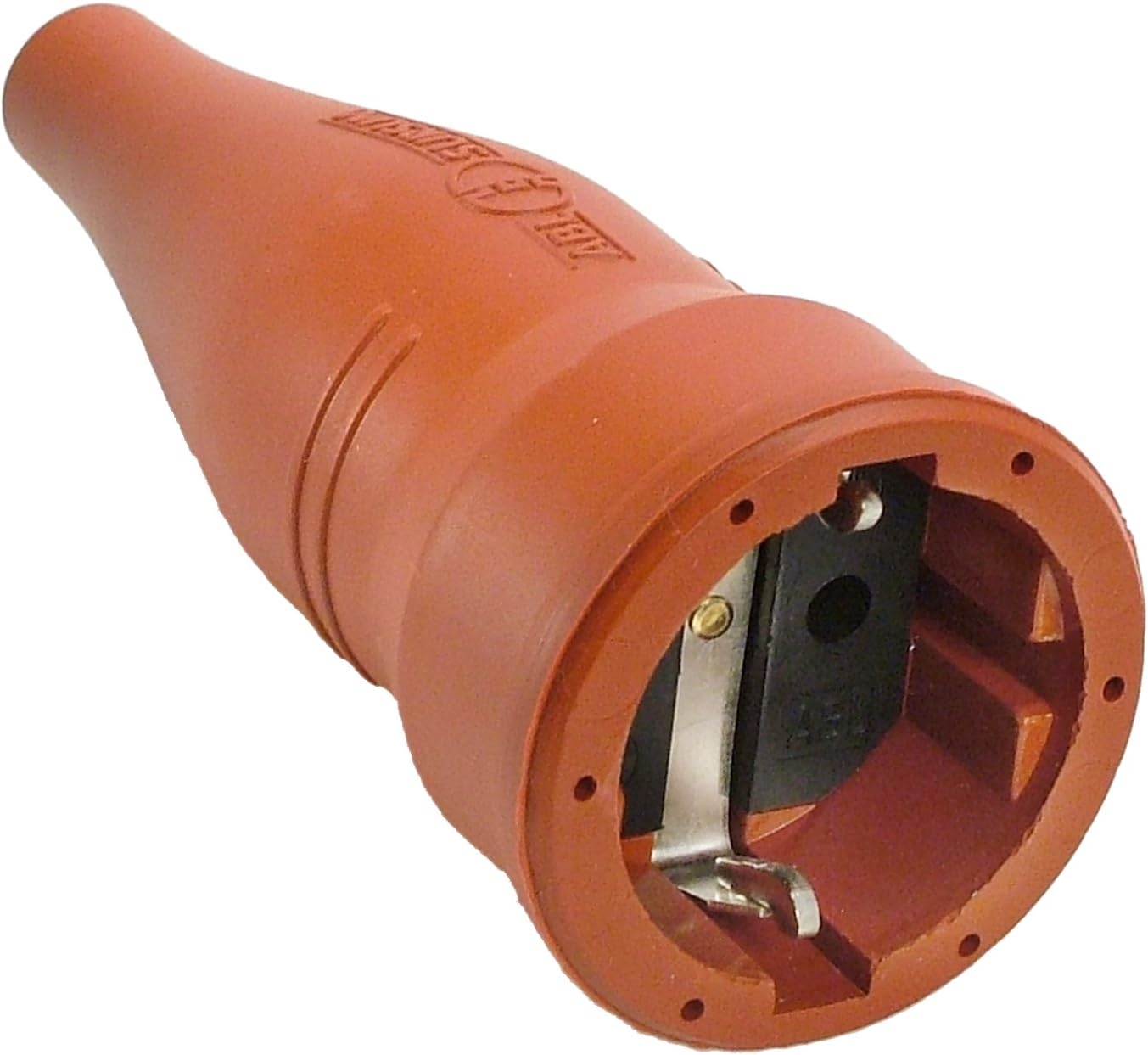 As - Schwabe 62207 Schutzkontakt-Winkelstecker Vollgummi 230 V Schwarz - View #4