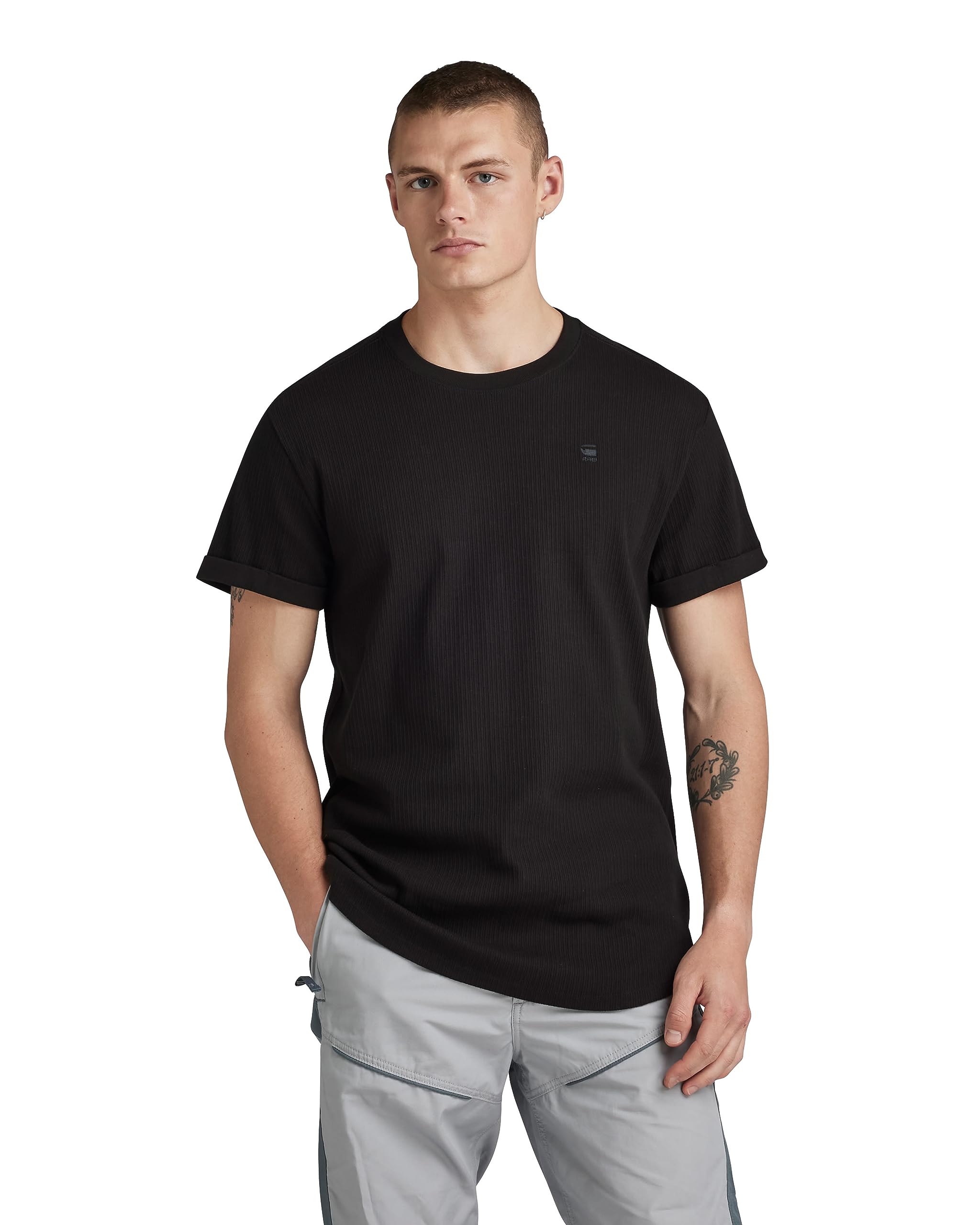 G-STAR Men's Lash T-Shirt, Black (dk black D16396-B353-6484), XXL