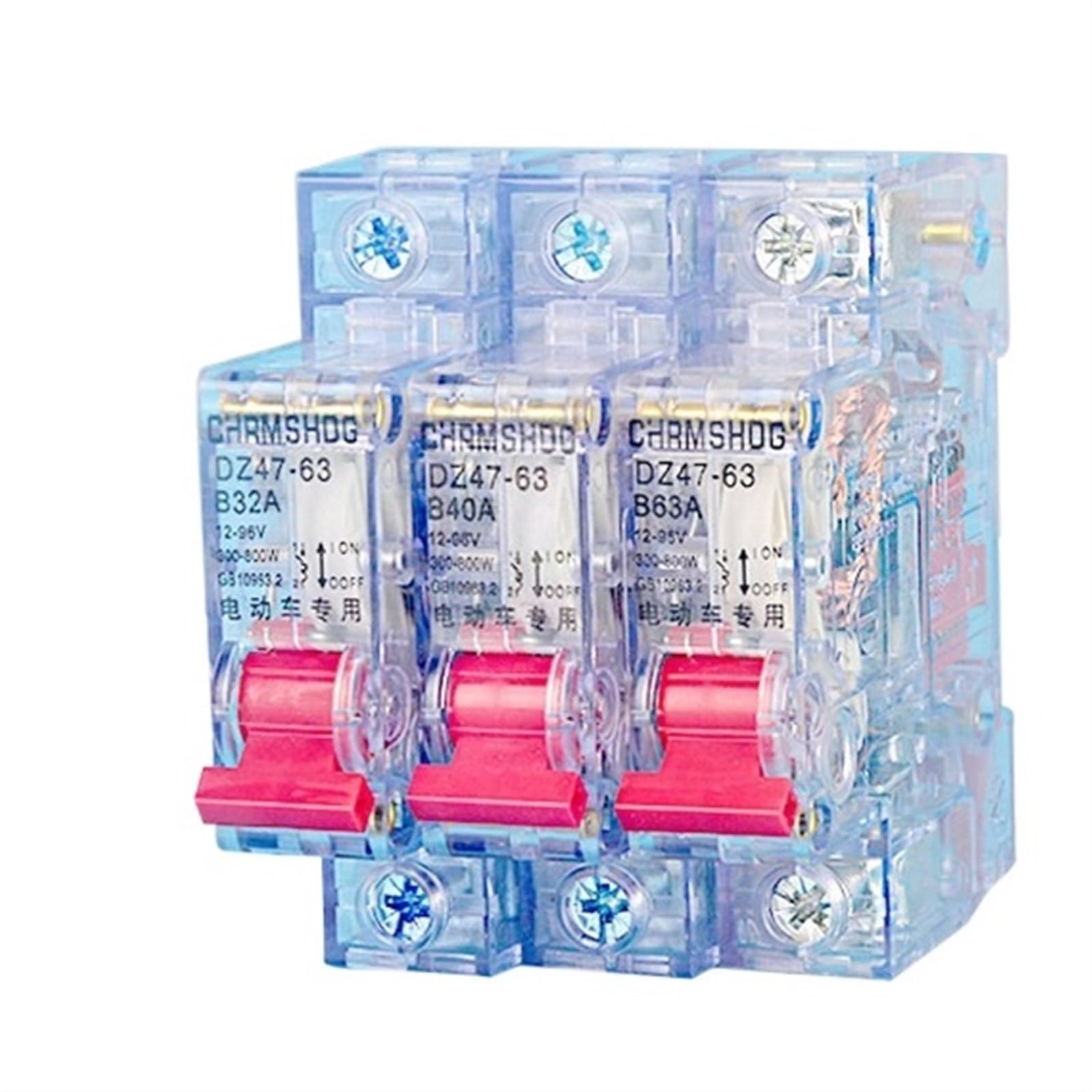 Disyuntor protección sobrecarga 48V60V interruptor aire DZ47 moto eléctrica