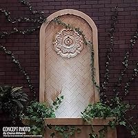 Vista 18 de Ekena Millwork CM18RLMMF Medallón de techo Riley, barro de Mississippi