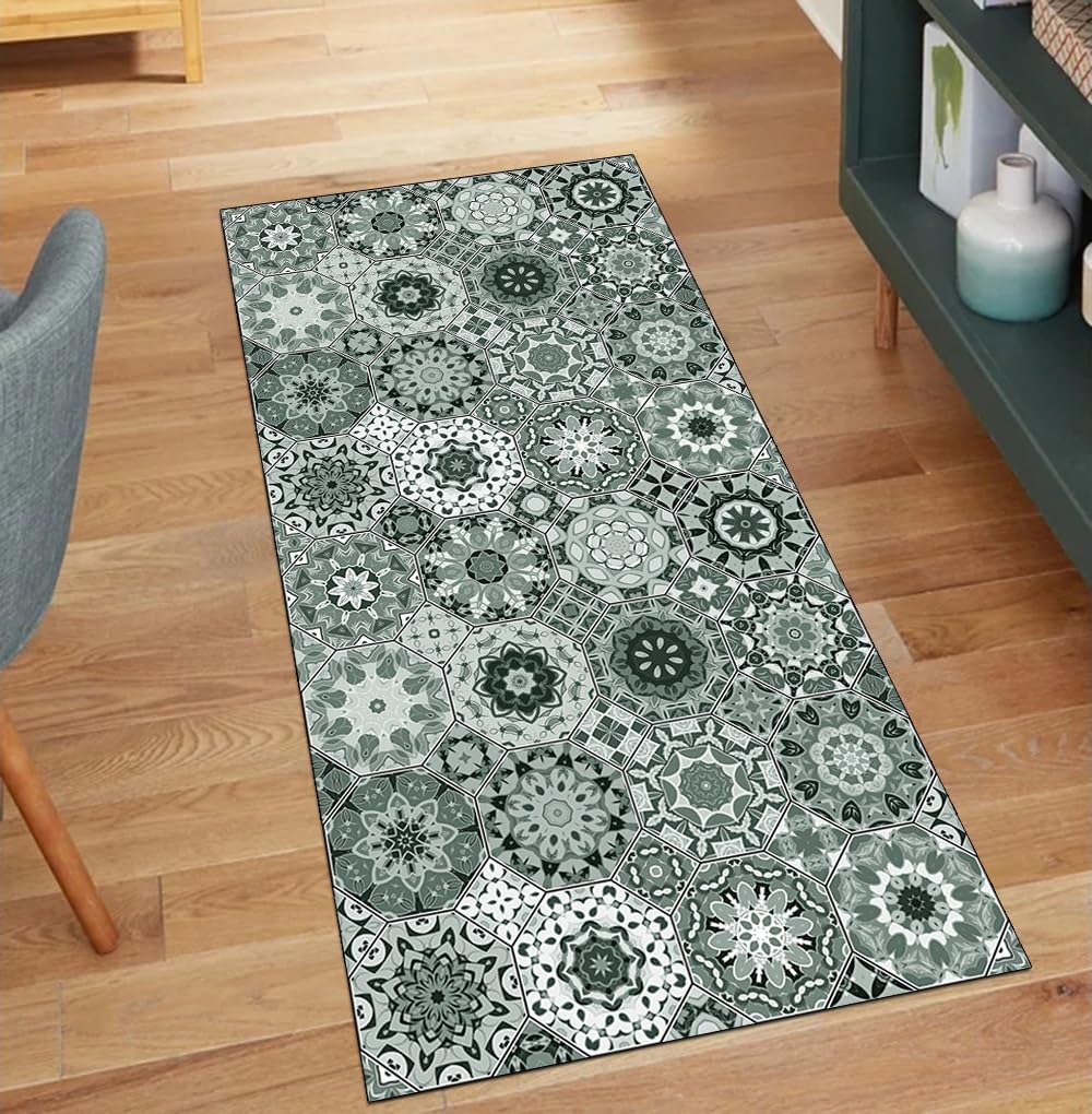 Alfombra antideslizante lavable que evita resbalones en la cocina