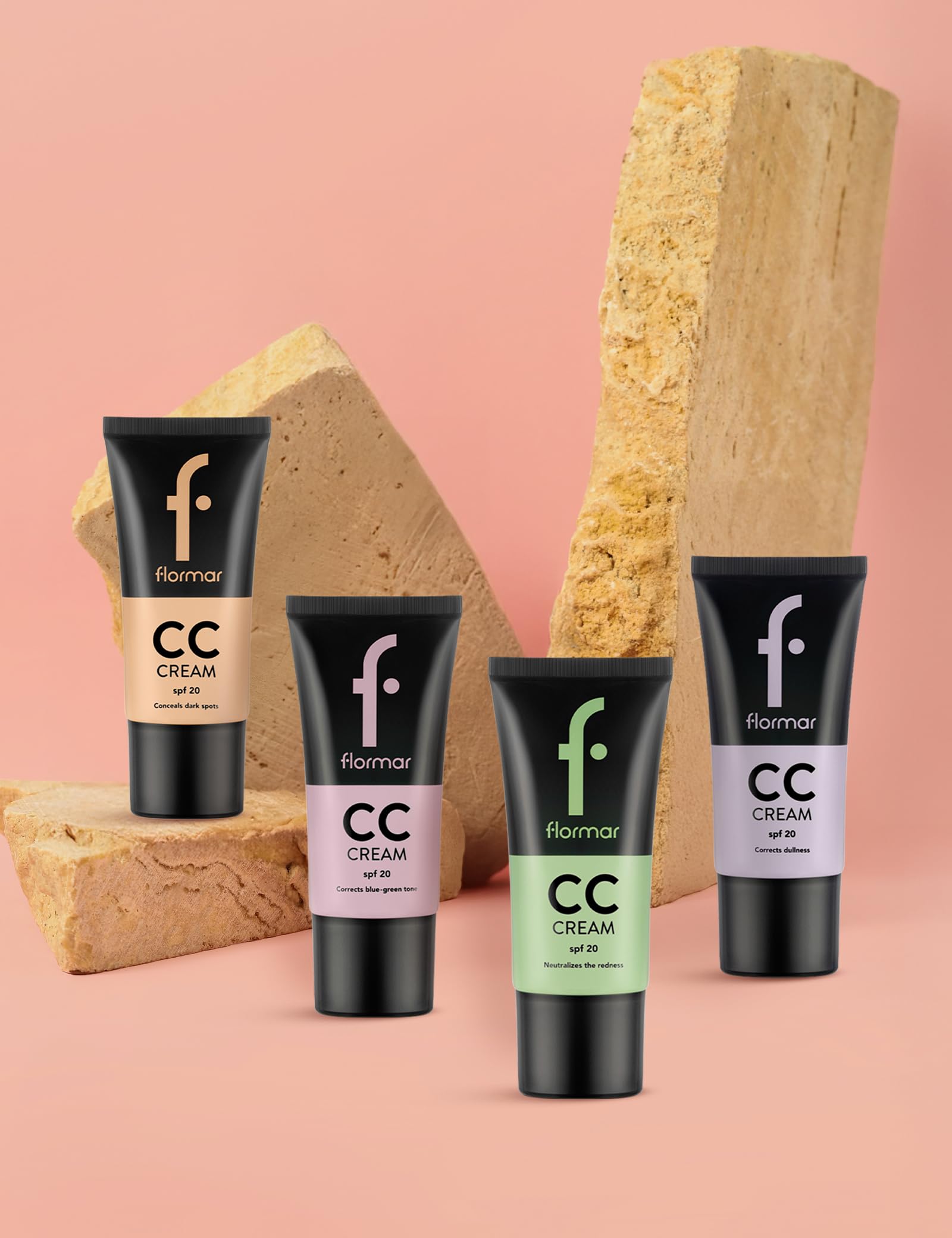 Flormar Kızarık Görünüm Önlemeye Yardımcı Cc Krem- Cc Cream - Cc02 Antıredness - 8690604534715