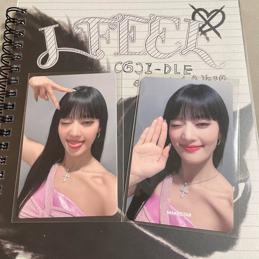 GIDLE We are CUBEカフェMD 特典 トレカ ミンニ G)I-DLE アメリカ限定特典トレカ ミンニ lady-shop_gidle-minnie