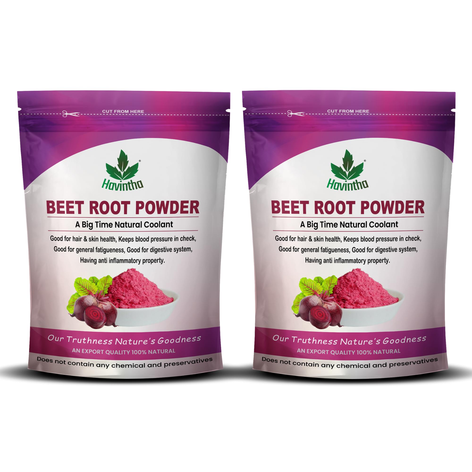 Havintha Natural Beet Root Powder For Improves Heart Health & Support Blood Pressure Level - 227 gm - Pack of 2 (B0BX6WJYSN) Amazon Price History, Amazon Price Tracker