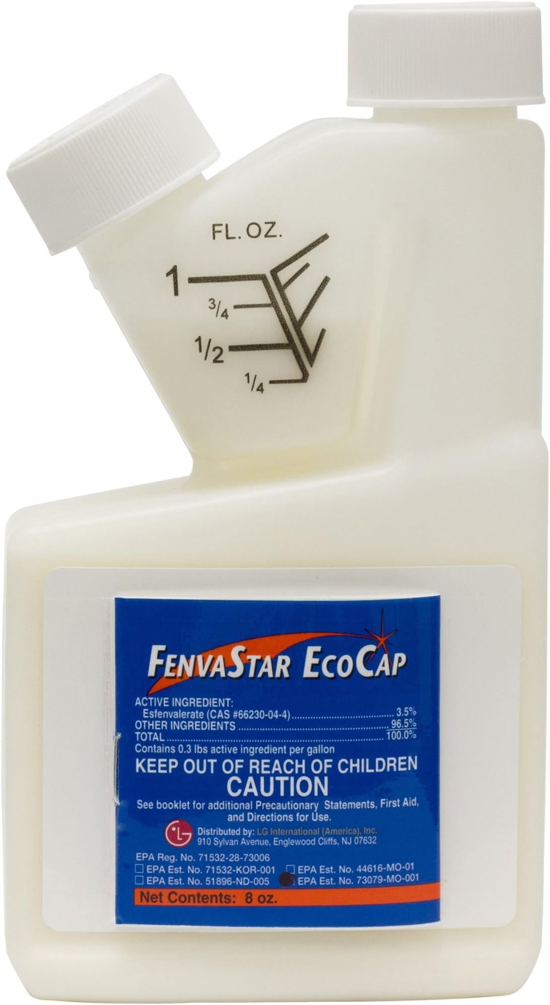 FenvaStar EcoCap - 8 oz.-Bed Bugs,carpenter Bees,Stink Bug,ants,spiders,Professional Pest Control Product