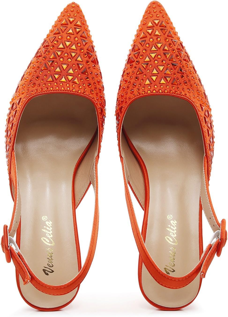 VenusCelia Women's Fabulous Lady Slingback Pump Shoe - Image 6