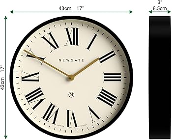 Amazon.com: NEWGATE® Universal Wall Clock | Large Modern Classic Amazon.com: NEWGATE® Universal Wall Clock | Large Modern Classic