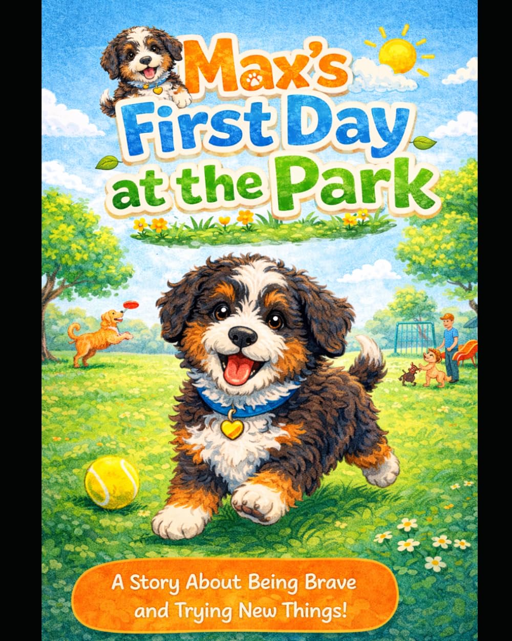 Max's First Day at the Park (Life of Max the Bernedoodle)