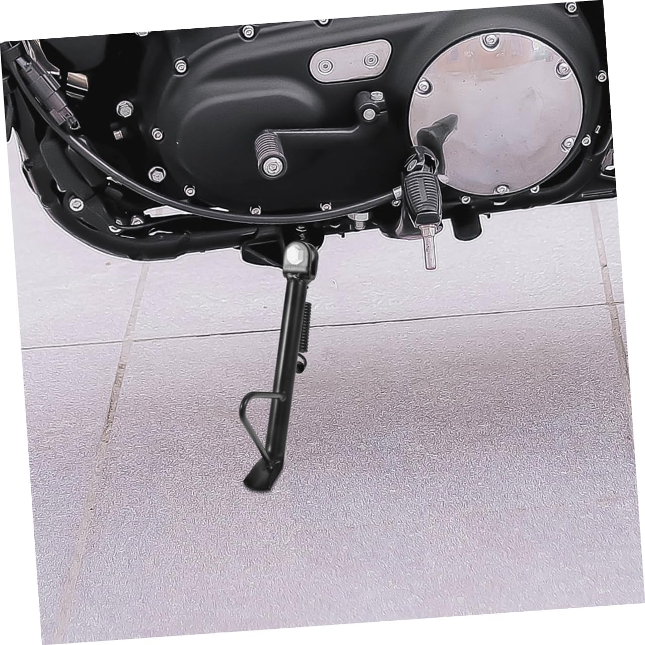 2 Sets Iron Motorcycle Kickstand for Motorcycle and Electric Bike