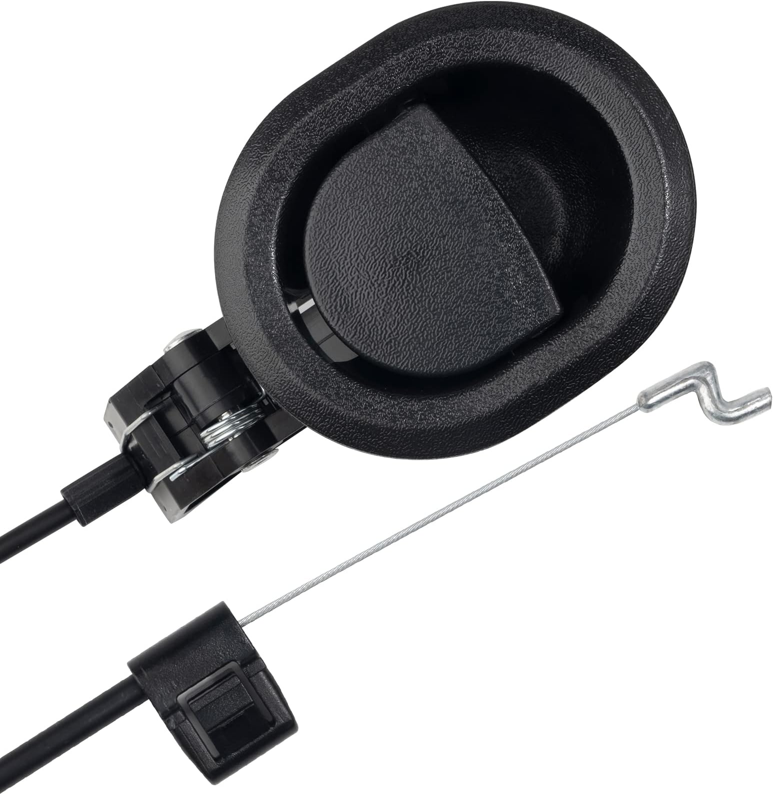 ICYANG Universal Oval Black Plastic Sofa Chair Recliner Release Pull Handle, Exposed Cable Length 4.75", Total Length is Medium at 31", fits Ashley and Major Recliner Brands Sofa