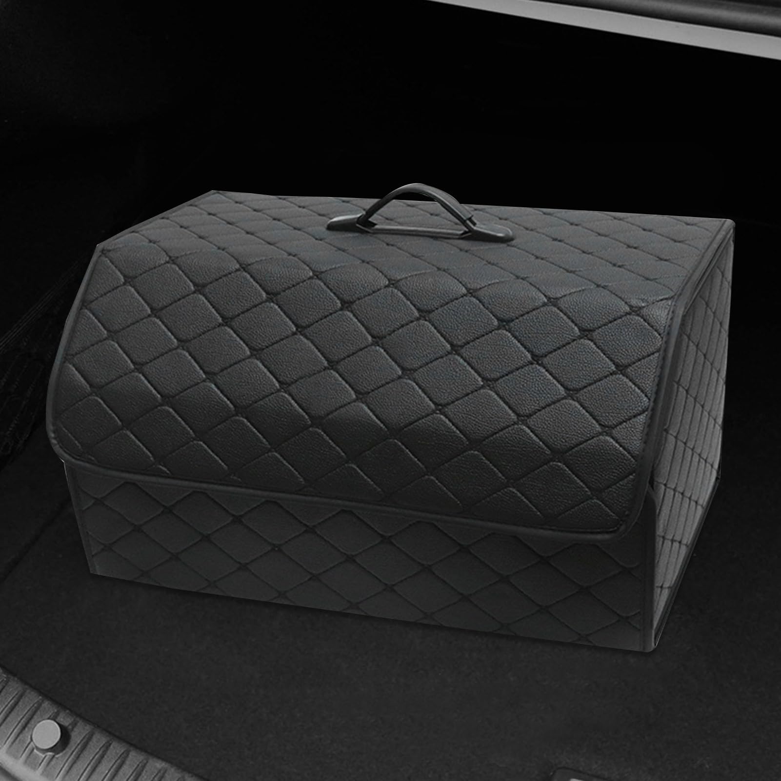 Caja de almacenamiento plegable para maletero de coche, organizador de almacenamiento para maletero de coche, bolsa de almacenamiento plegable con asa, contenedor de organización, organizador de coche | almacenamiento para maletero de coche, bolsa de alma