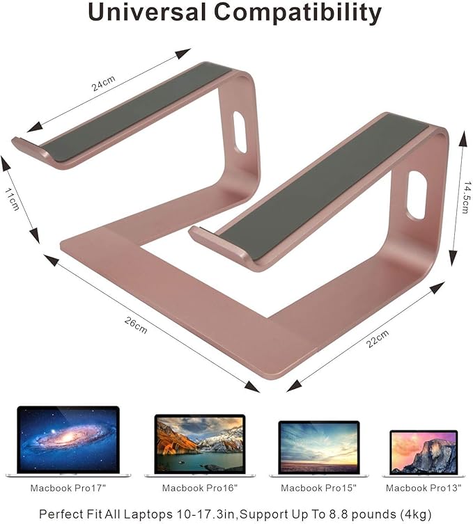 Soporte para Laptop Cenawin Aluminio Desmontable 10-17.3" miniatura 3