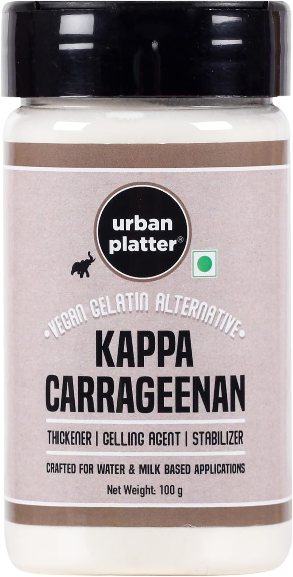 Kappa Carrageenan 100G / 3.5Oz [Made For Milk-Based Water-Based Applications]