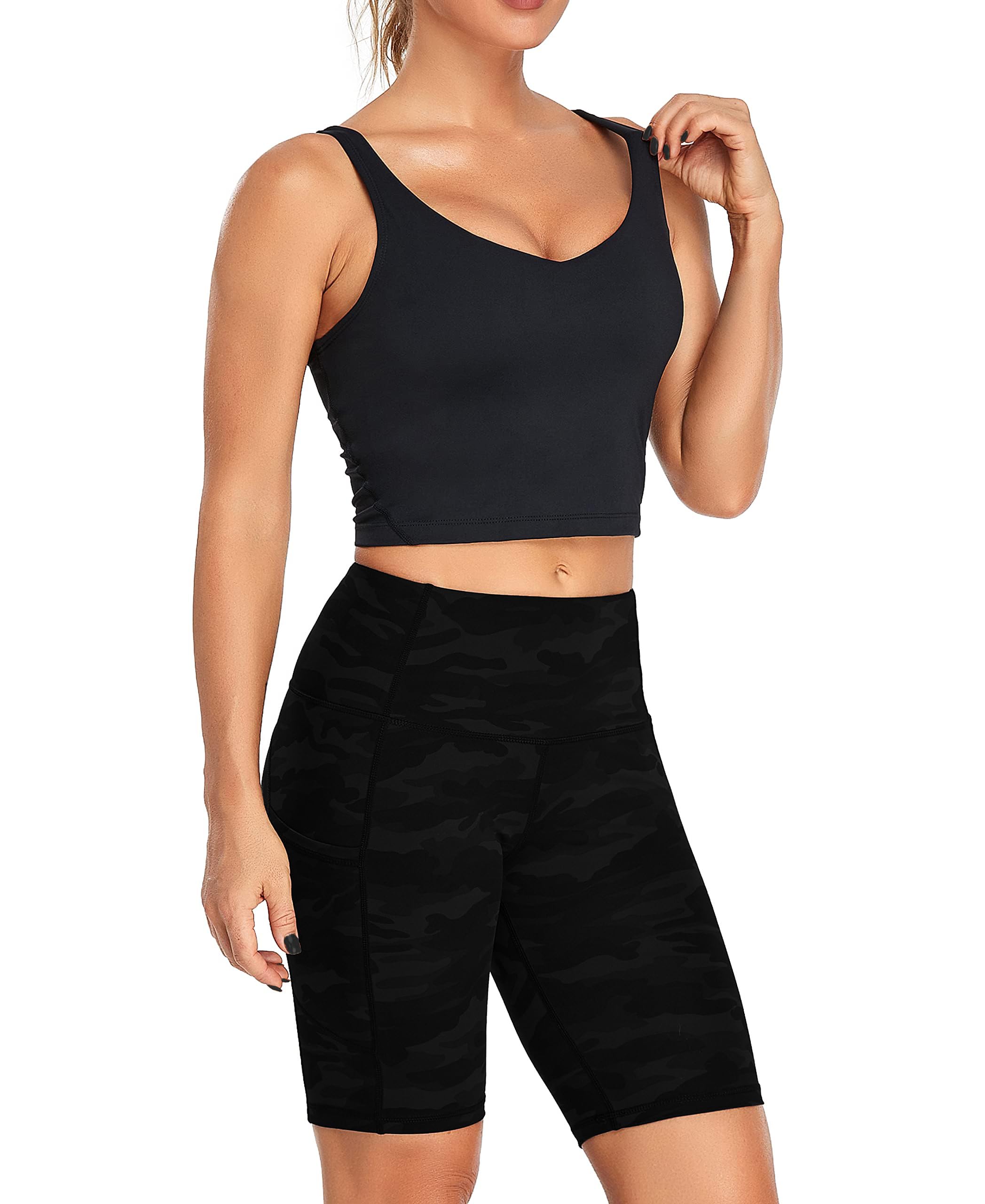 Sujetador Deportivo para Mujer Sin Aros con Relleno Extraíble Transpirable para Entrenar, Correr, Yoga