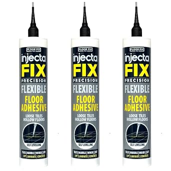 Precision 300ml | Extra Strength | Fix Floors and Loose & Hollow Tiles, Wood, LVT & Laminate - Includes Precision Injection Stainless Steel 1.8 mm 3