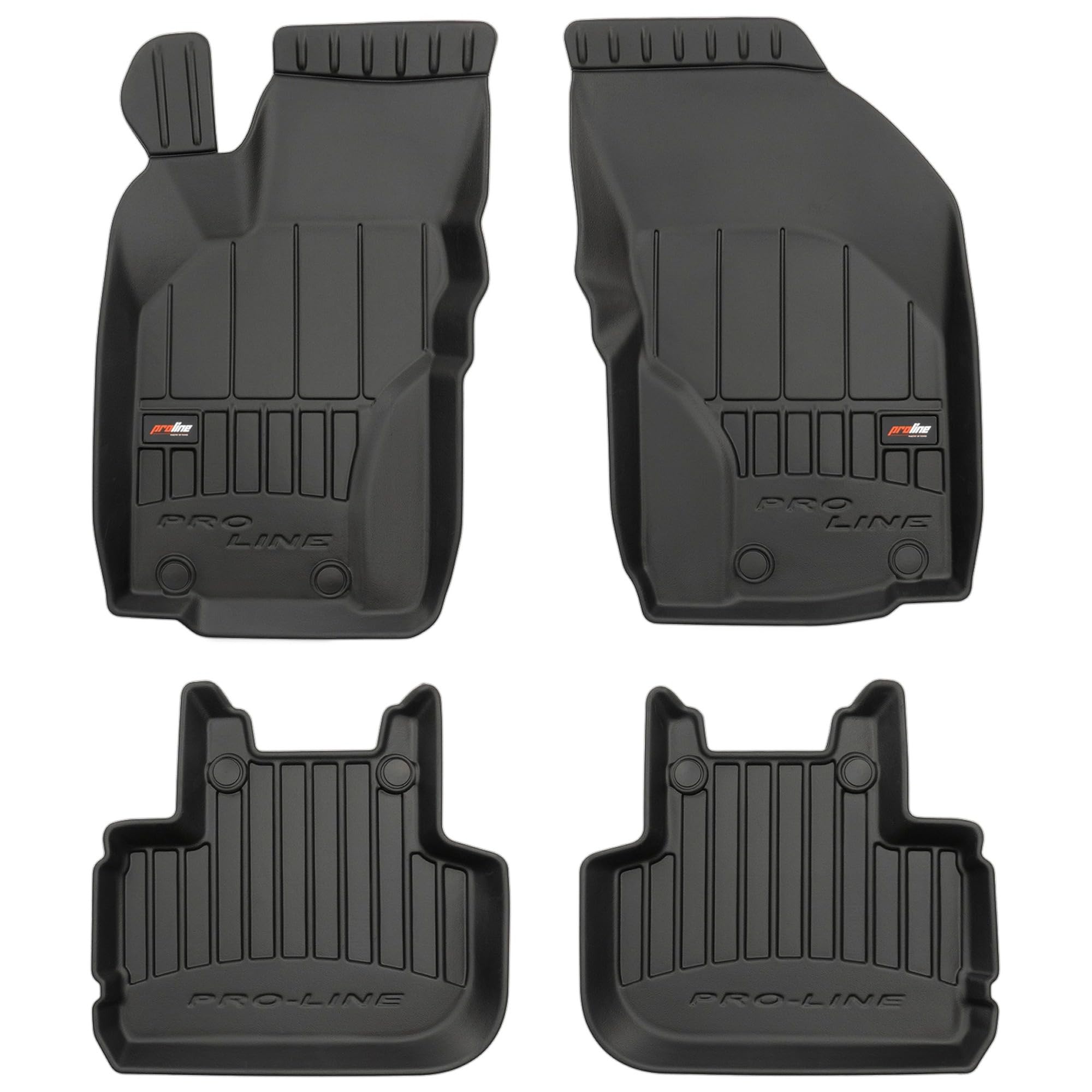 MOTOS Tappetini in gomma per auto adatto per Alfa Romeo 147 2000-2010 Migliorate il vostro comfort di viaggio con il tappetino antiscivolo per auto 3D.