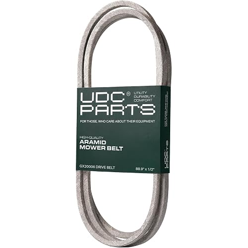 UDC Parts GX20006 UC30568 Drive Belt, 1/2" x 88.9" Replacement John Deere