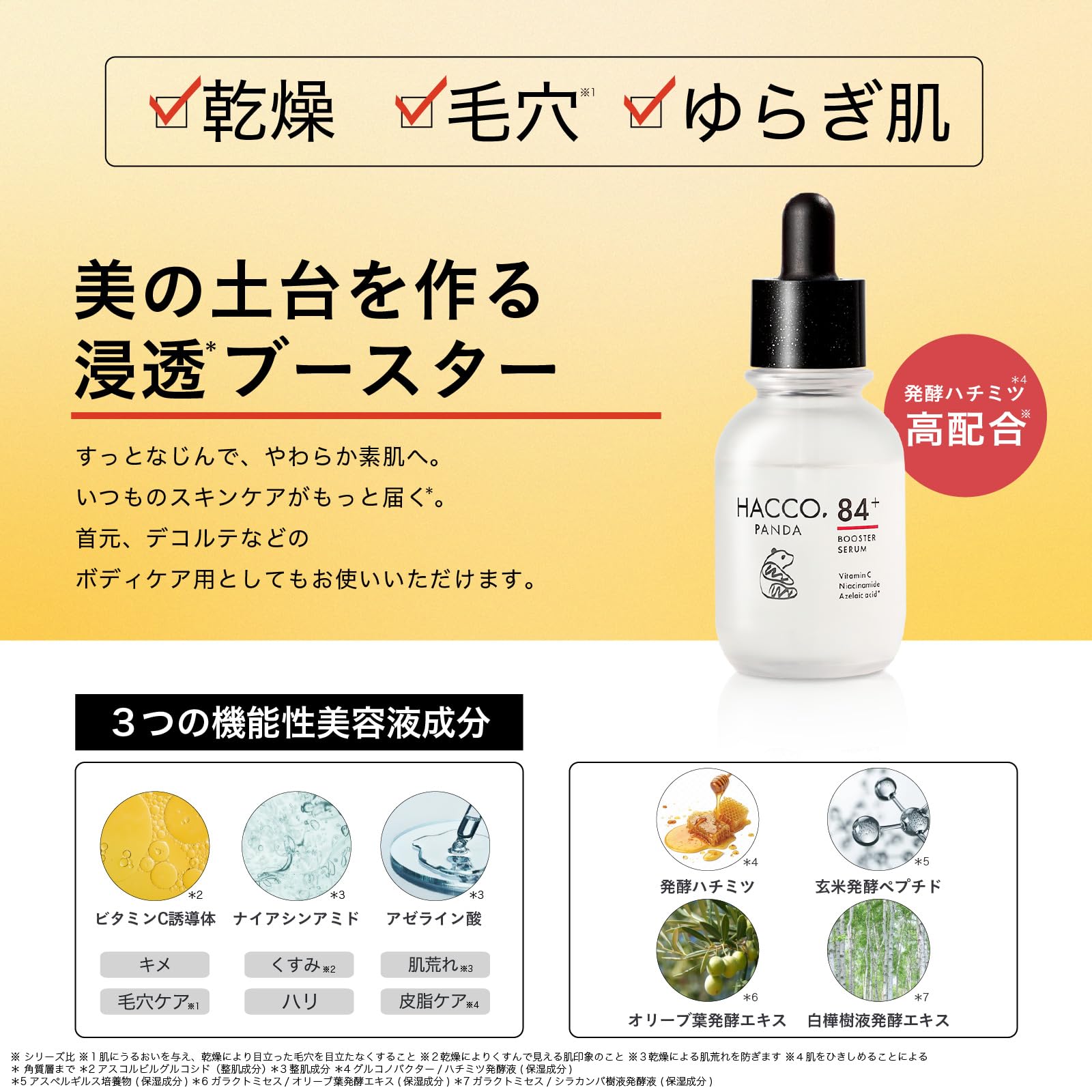 Amazon.co.jp: HACCO.PANDA ハッコウパンダ 発酵導入美容液 10mL お